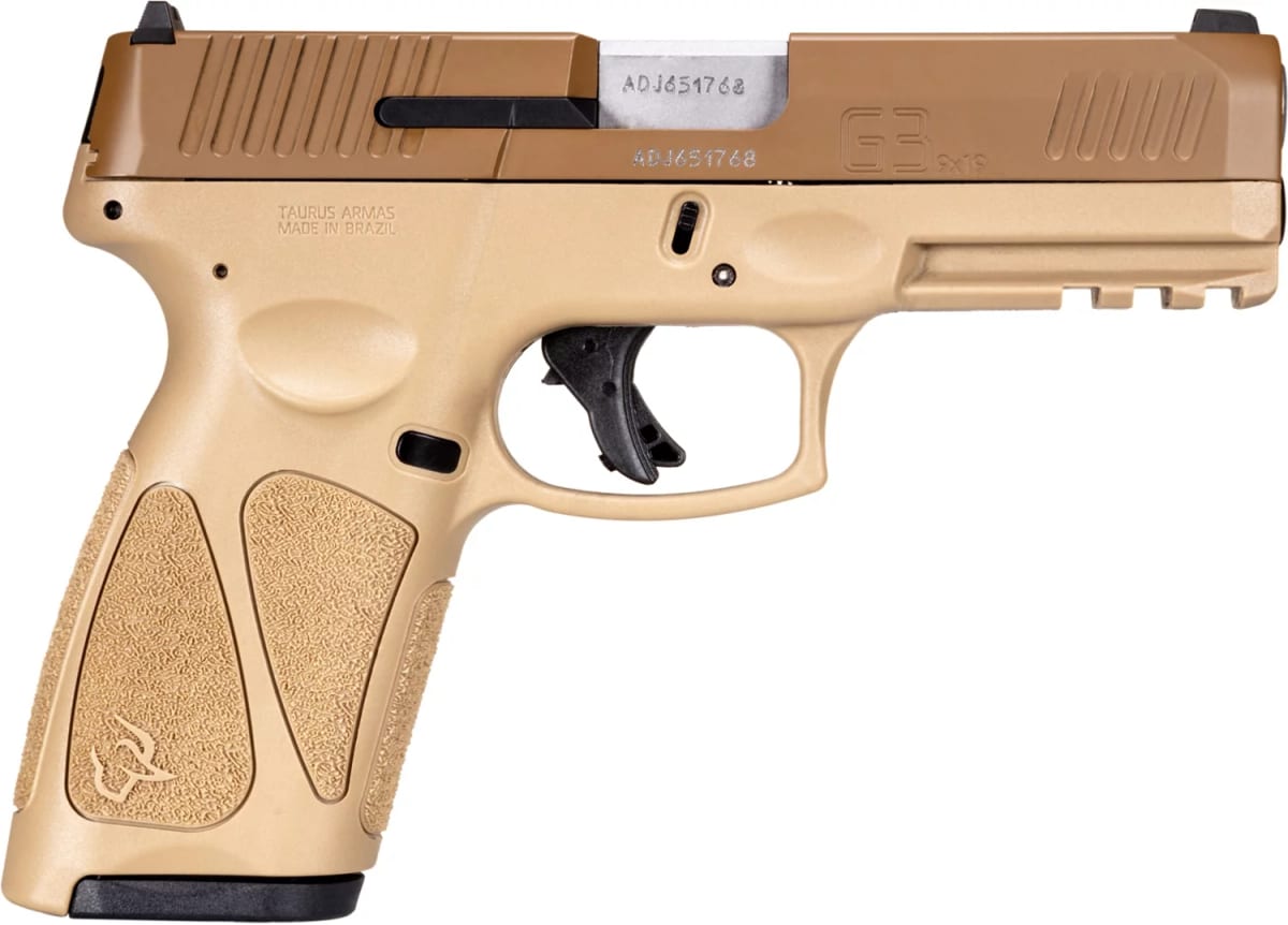TAURUS G3 9MM TAN 15/17RD MG PISTOL